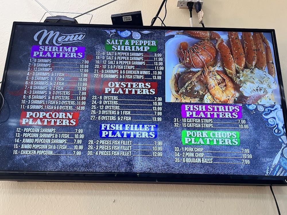 Kajun Seafood & Wings Lucas 1. Six Shrimps